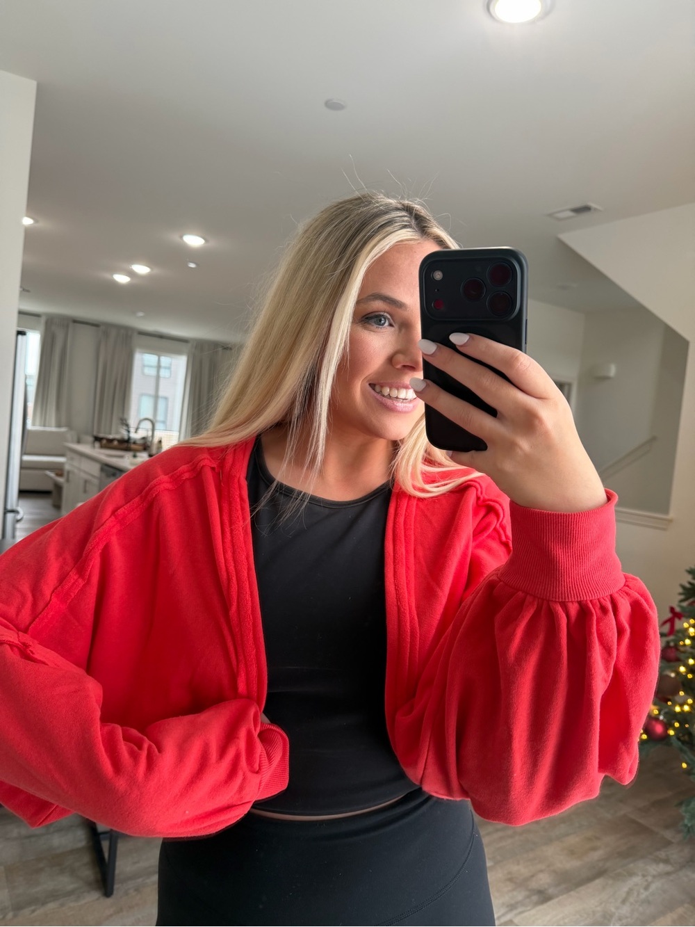 Ayla red bolero shrug nwt